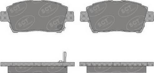 SCT-MANNOL SP 656 PR - Комплект спирачно феродо, дискови спирачки vvparts.bg