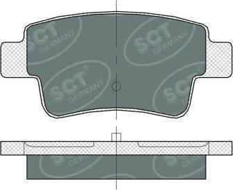 SCT-MANNOL SP 378 PR - Комплект спирачно феродо, дискови спирачки vvparts.bg