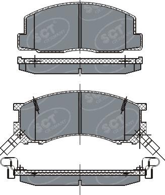 Stellox 317 012B-SX - Комплект спирачно феродо, дискови спирачки vvparts.bg