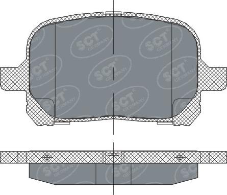 AUTO DELTA DP1855 - Комплект спирачно феродо, дискови спирачки vvparts.bg