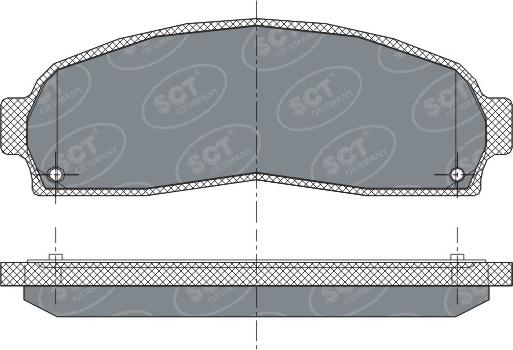 BOSCH 0 986 TB2 386 - Комплект спирачно феродо, дискови спирачки vvparts.bg