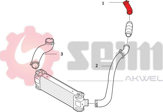 Seim 981805 - Въздуховод за турбината vvparts.bg