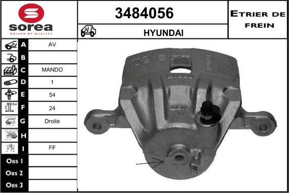 Sera 3484056 - Спирачен апарат vvparts.bg