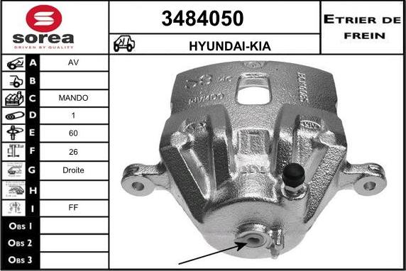 Sera 3484050 - Спирачен апарат vvparts.bg