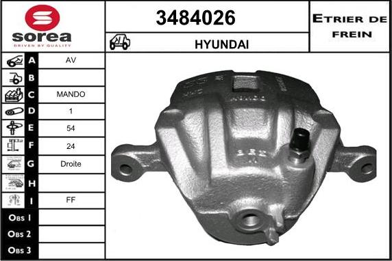 Sera 3484026 - Спирачен апарат vvparts.bg