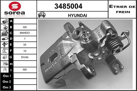 Sera 3485004 - Спирачен апарат vvparts.bg