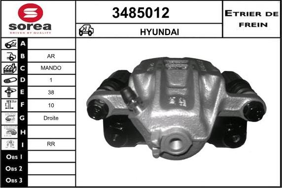 Sera 3485012 - Спирачен апарат vvparts.bg