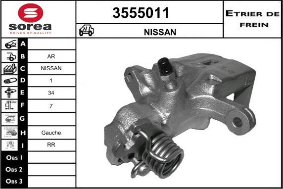 Sera 3555011 - Спирачен апарат vvparts.bg