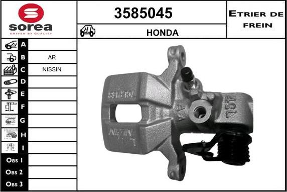 Sera 3585045 - Спирачен апарат vvparts.bg