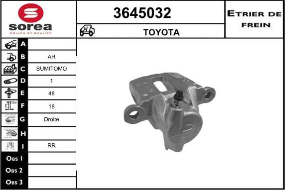 Sera 3645032 - Спирачен апарат vvparts.bg