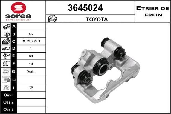 Sera 3645024 - Спирачен апарат vvparts.bg