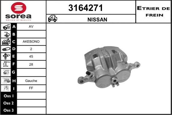 Sera 3164271 - Спирачен апарат vvparts.bg