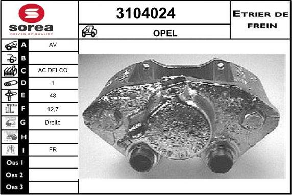 Sera 3104024 - Спирачен апарат vvparts.bg