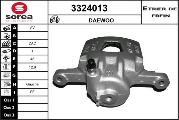 Sera 3324013 - Спирачен апарат vvparts.bg