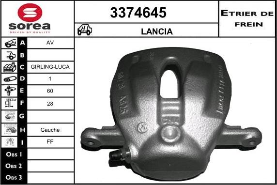 Sera 3374645 - Спирачен апарат vvparts.bg