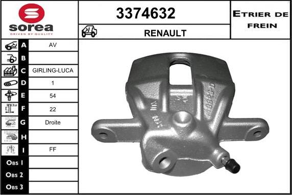 Sera 3374632 - Спирачен апарат vvparts.bg