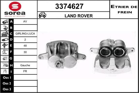 Sera 3374627 - Спирачен апарат vvparts.bg