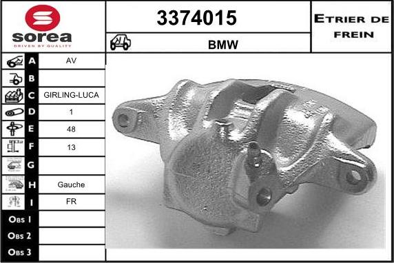 Sera 3374015 - Спирачен апарат vvparts.bg