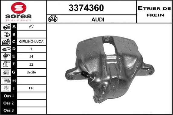 Sera 3374360 - Спирачен апарат vvparts.bg