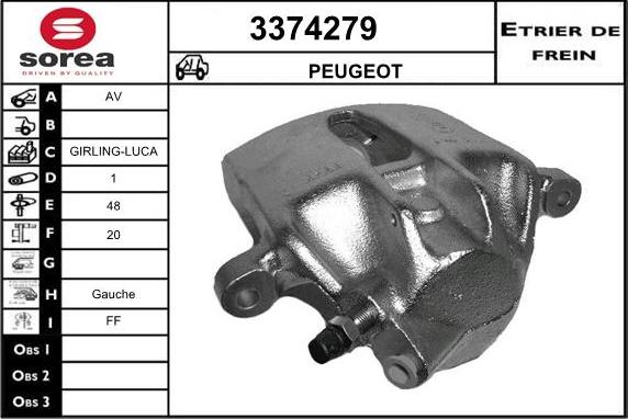 Sera 3374279 - Спирачен апарат vvparts.bg