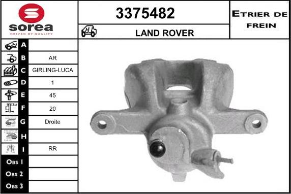 Sera 3375482 - Спирачен апарат vvparts.bg