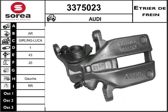 Sera 3375023 - Спирачен апарат vvparts.bg