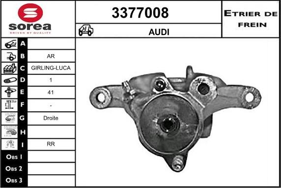 Sera 3377008 - Спирачен апарат vvparts.bg