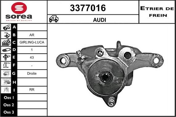 Sera 3377016 - Спирачен апарат vvparts.bg