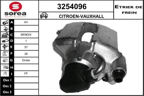 Sera 3254096 - Спирачен апарат vvparts.bg