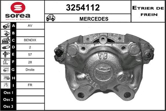 Sera 3254112 - Спирачен апарат vvparts.bg