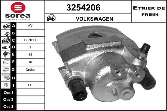 Sera 3254206 - Спирачен апарат vvparts.bg