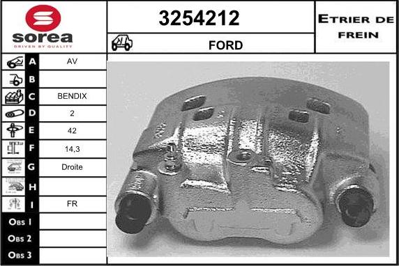 Sera 3254212 - Спирачен апарат vvparts.bg