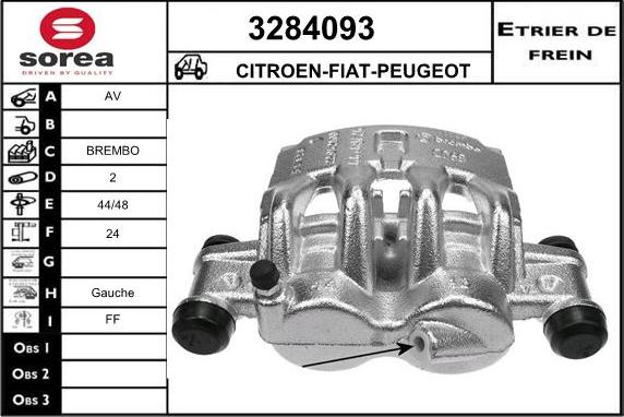 Sera 3284093 - Спирачен апарат vvparts.bg