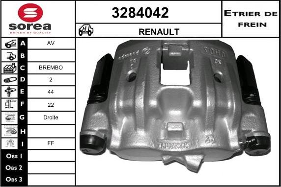 Sera 3284042 - Спирачен апарат vvparts.bg