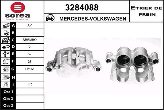 Sera 3284088 - Спирачен апарат vvparts.bg