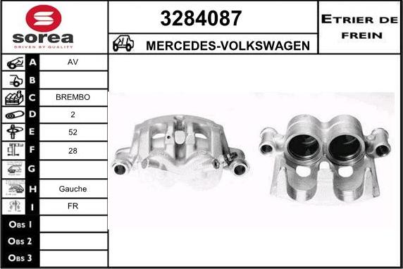 Sera 3284087 - Спирачен апарат vvparts.bg