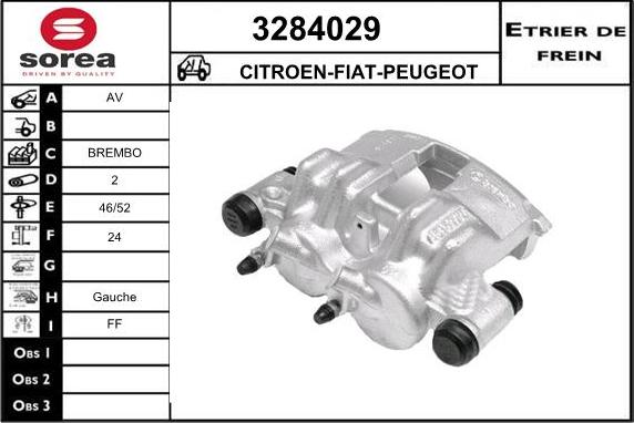 Sera 3284029 - Спирачен апарат vvparts.bg