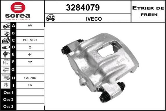 Sera 3284079 - Спирачен апарат vvparts.bg