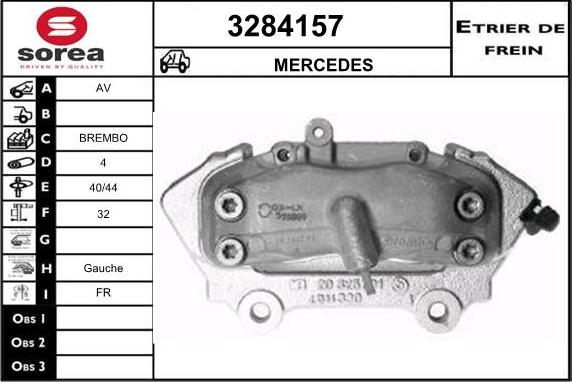 Sera 3284157 - Спирачен апарат vvparts.bg