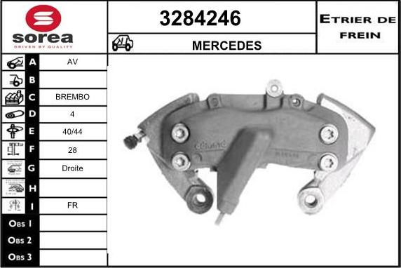 Sera 3284246 - Спирачен апарат vvparts.bg