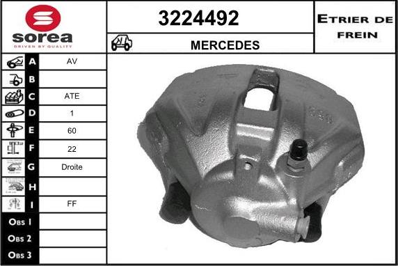 Sera 3224492 - Спирачен апарат vvparts.bg