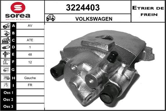 Sera 3224403 - Спирачен апарат vvparts.bg