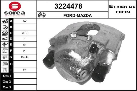 Sera 3224478 - Спирачен апарат vvparts.bg