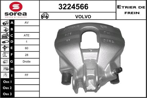 Sera 3224566 - Спирачен апарат vvparts.bg