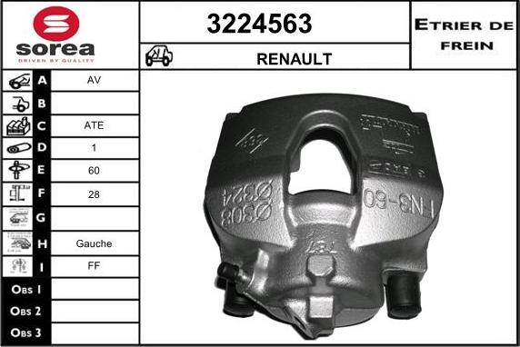 Sera 3224563 - Спирачен апарат vvparts.bg