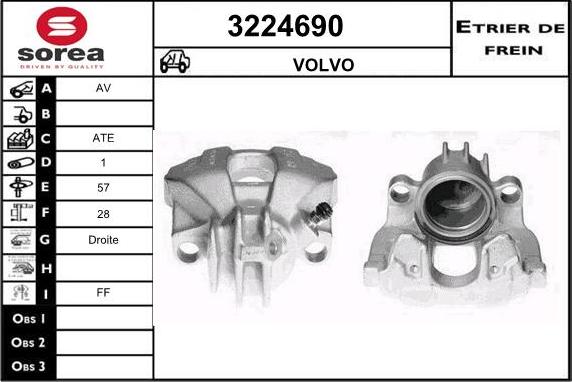 Sera 3224690 - Спирачен апарат vvparts.bg