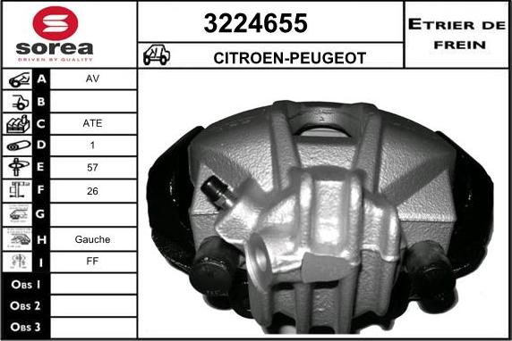 Sera 3224655 - Спирачен апарат vvparts.bg