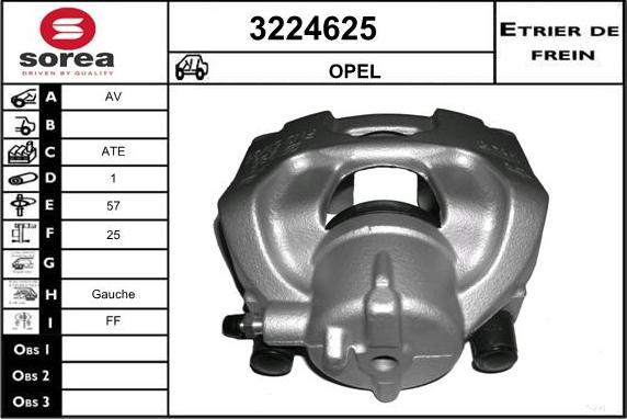 Sera 3224625 - Спирачен апарат vvparts.bg