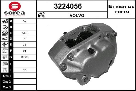 Sera 3224056 - Спирачен апарат vvparts.bg