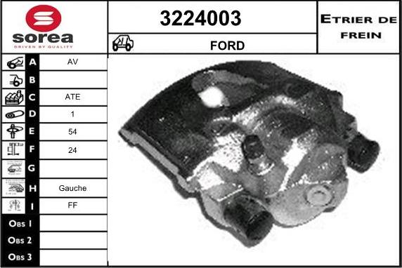 Sera 3224003 - Спирачен апарат vvparts.bg